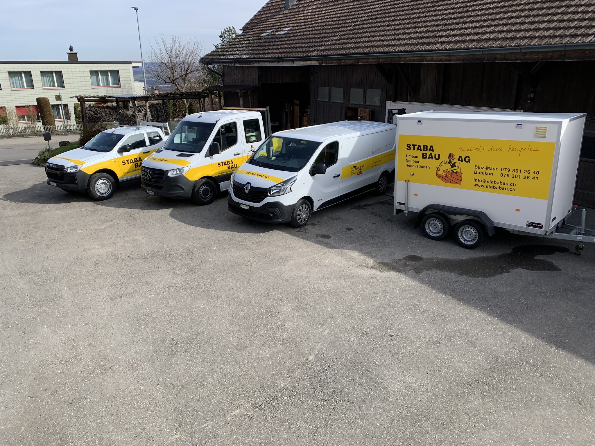 Fahrzeugflotte von Staba-Bau AG